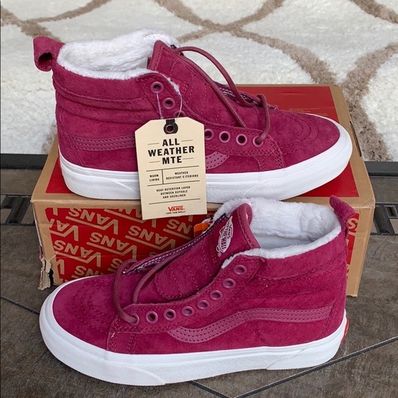 Vans Shoes - VANS SK8-Hi Mte Dry Rose/Marshmallow WMNS